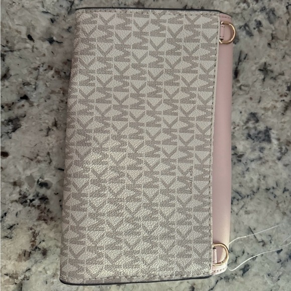 Michael Kors Pink and Grey Women's Bag - Picture 2 of 3